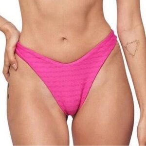 L*Space Pink Bikini Bottom L